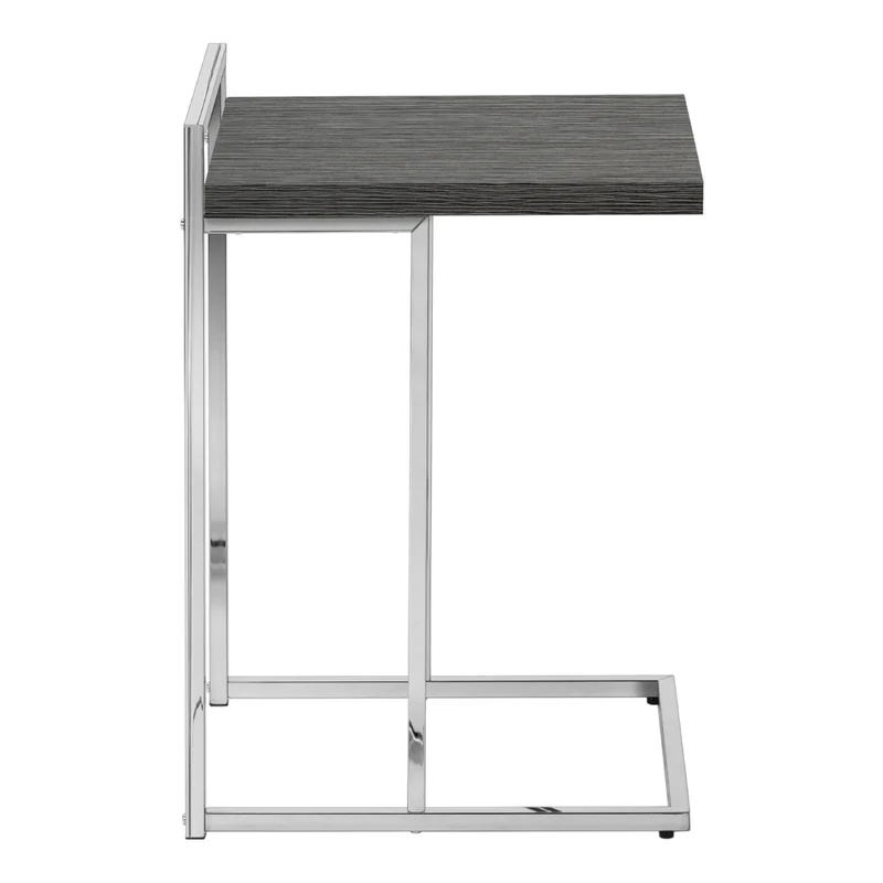 Table d'appoint en MDF/stratifé et métal chromé - I 3636-3640