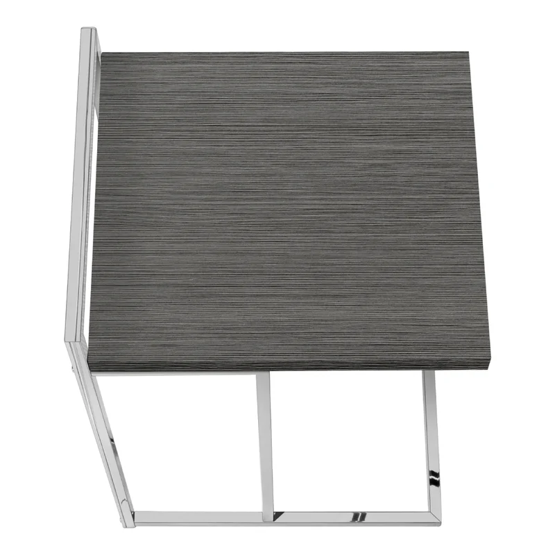 Table d'appoint en MDF/stratifé et métal chromé - I 3636-3640