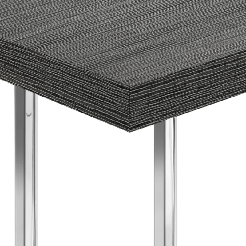 Table d'appoint en MDF/stratifé et métal chromé - I 3636-3640