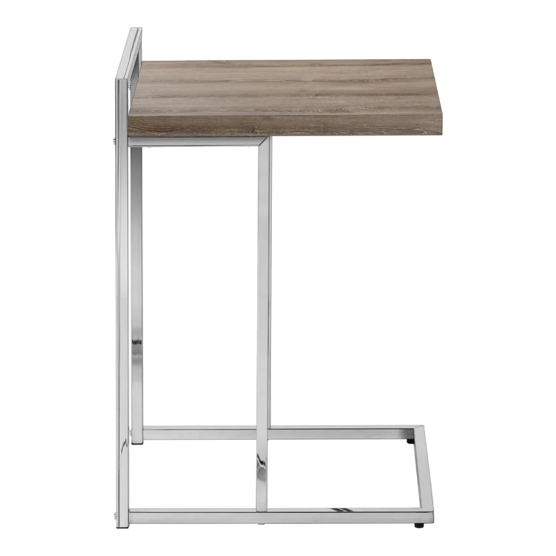 Table d'appoint en MDF/stratifé et métal chromé - I 3636-3640