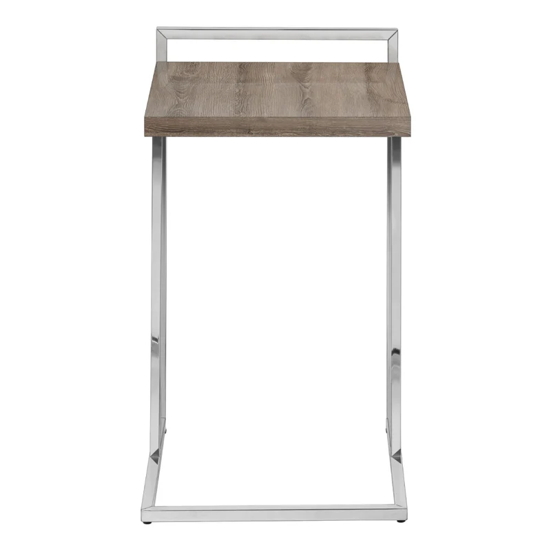 Table d'appoint en MDF/stratifé et métal chromé - I 3636-3640