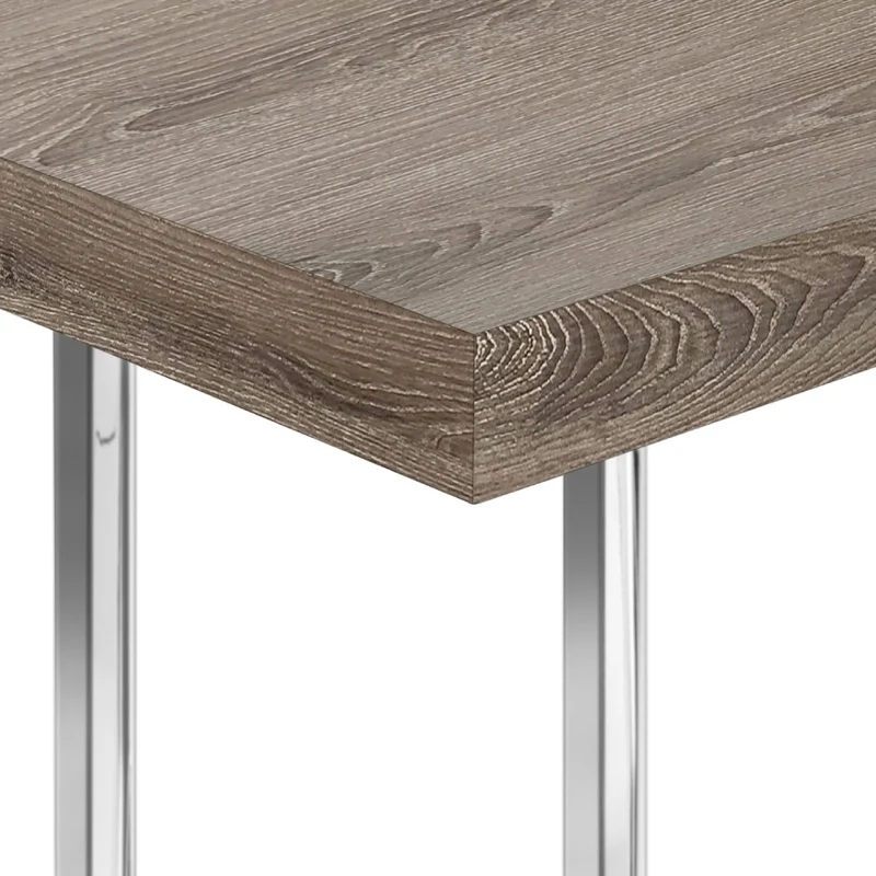 Table d'appoint en MDF/stratifé et métal chromé - I 3636-3640