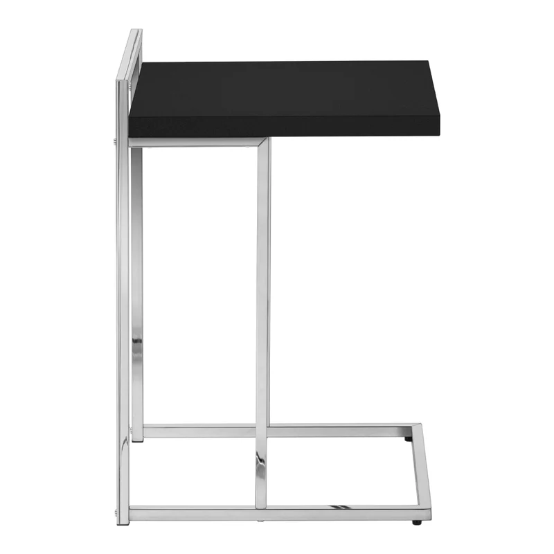 Table d'appoint en MDF/stratifé et métal chromé - I 3636-3640
