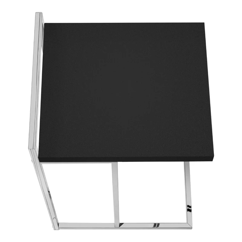 Table d'appoint en MDF/stratifé et métal chromé - I 3636-3640