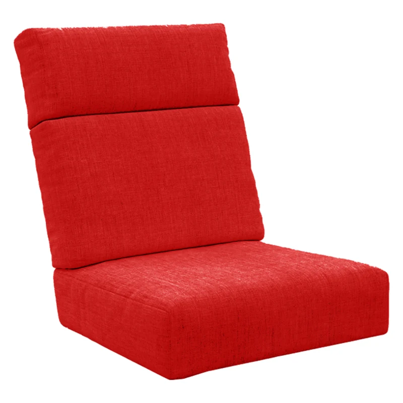 Ensemble de coussins à dossier haut d'extérieur en tissu Sunbrella - Deep Seating DSH21