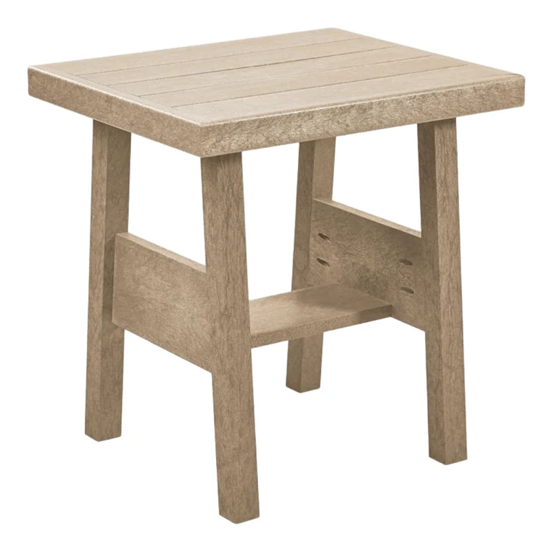 Table de bout extérieure en plastique recyclé - Tofino DST288