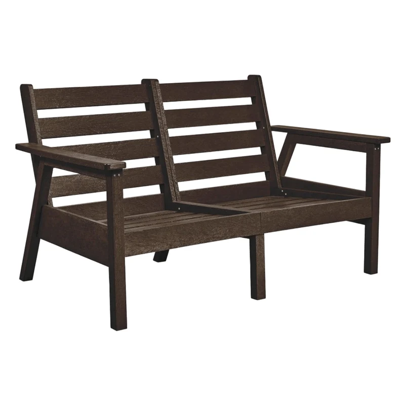 Causeuse extérieure en plastique recyclé - Tofino DSF282