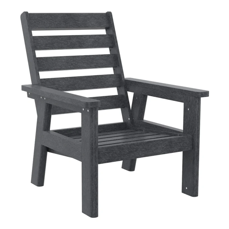 Fauteuil extérieur en plastique recyclé - Charleston DSF291