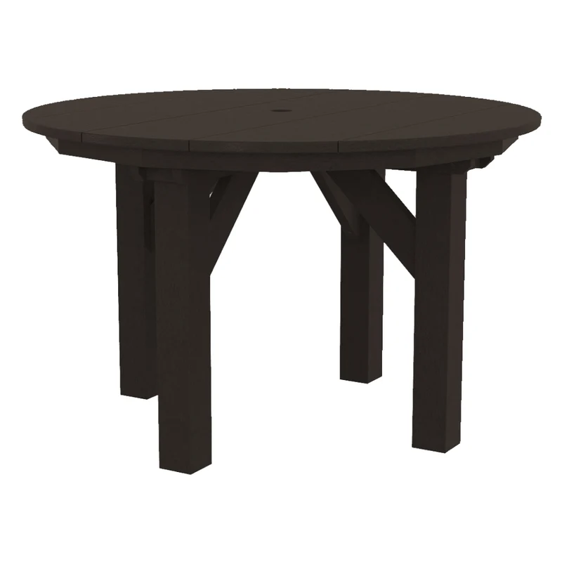Table à manger extérieure en plastique recyclé - T05