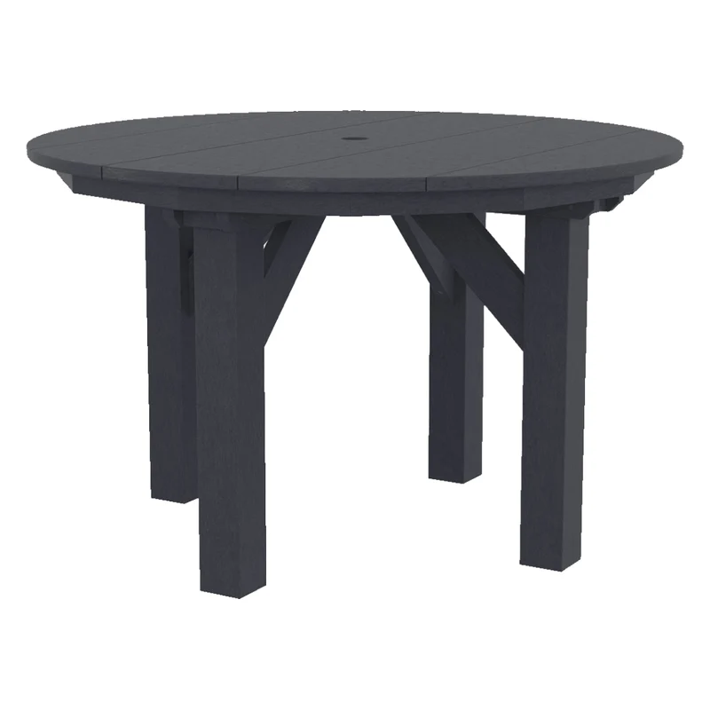 Table à manger extérieure en plastique recyclé - T05