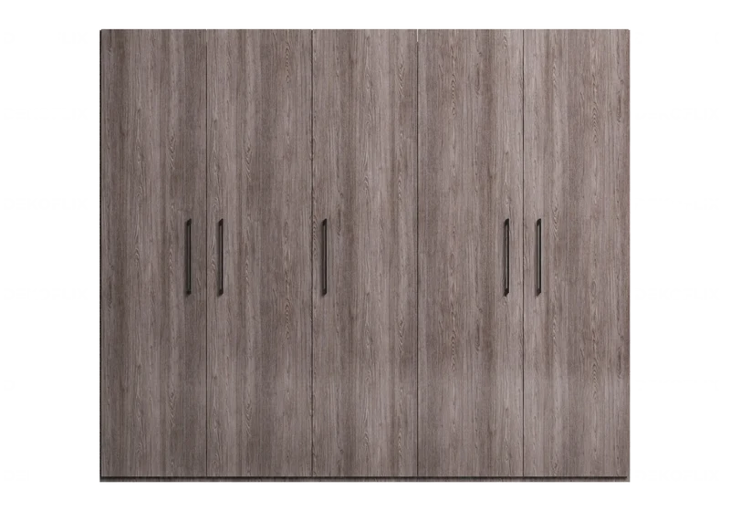 Armoire dressing 3 à 6 portes orme laqué design - Viola