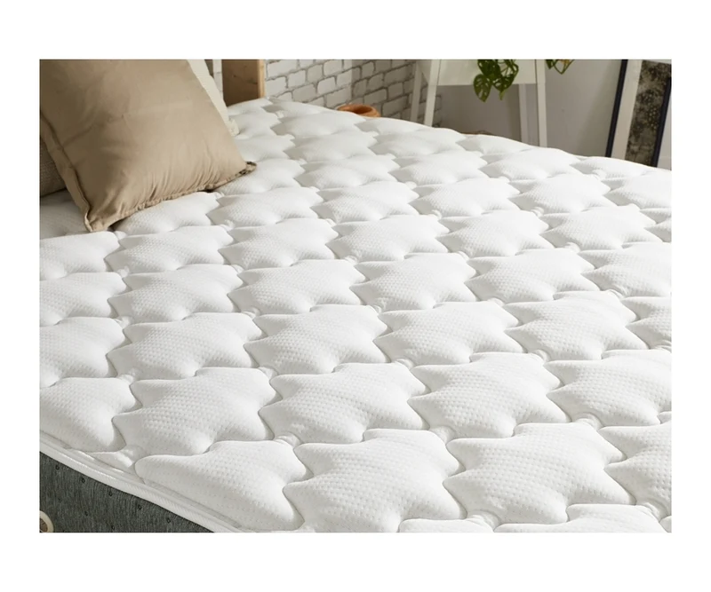Ensemble 160x200 cm + matelas 26 cm Ressort 7 zones Face Hiver/Eté différente HYGGE Fabriqué en France