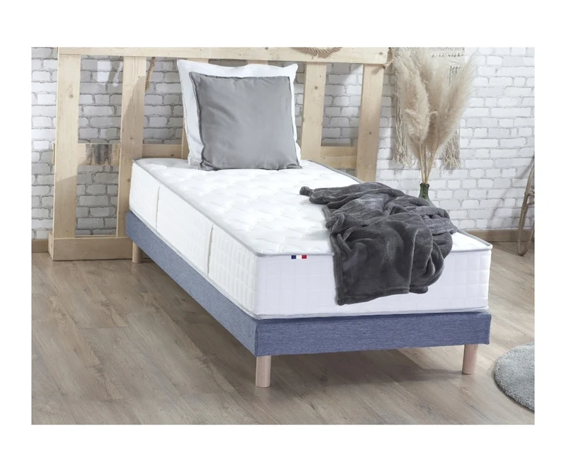Matelas 24 cm Ressorts + Mémoire de forme 90x200 cm