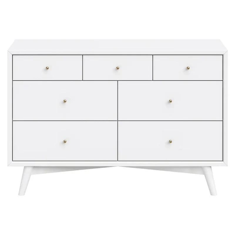 Commode Double Palma à 7 tiroirs - Blanc