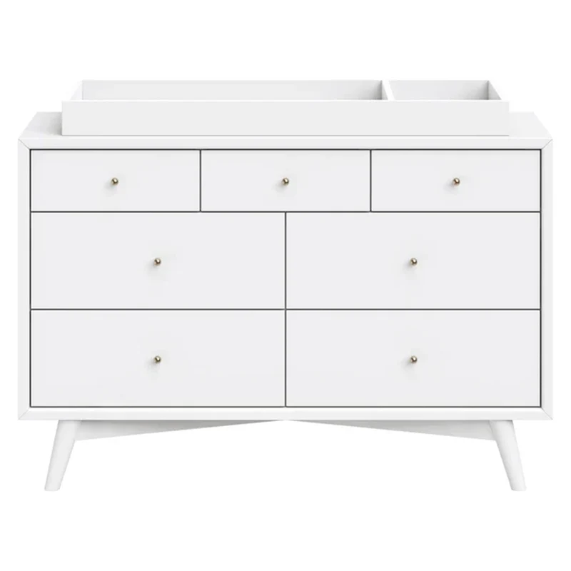 Commode Double Palma à 7 tiroirs - Blanc