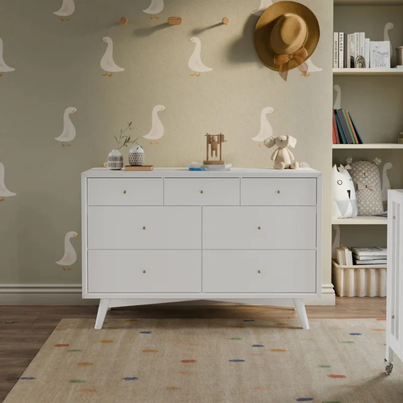 Commode Double Palma à 7 tiroirs - Blanc