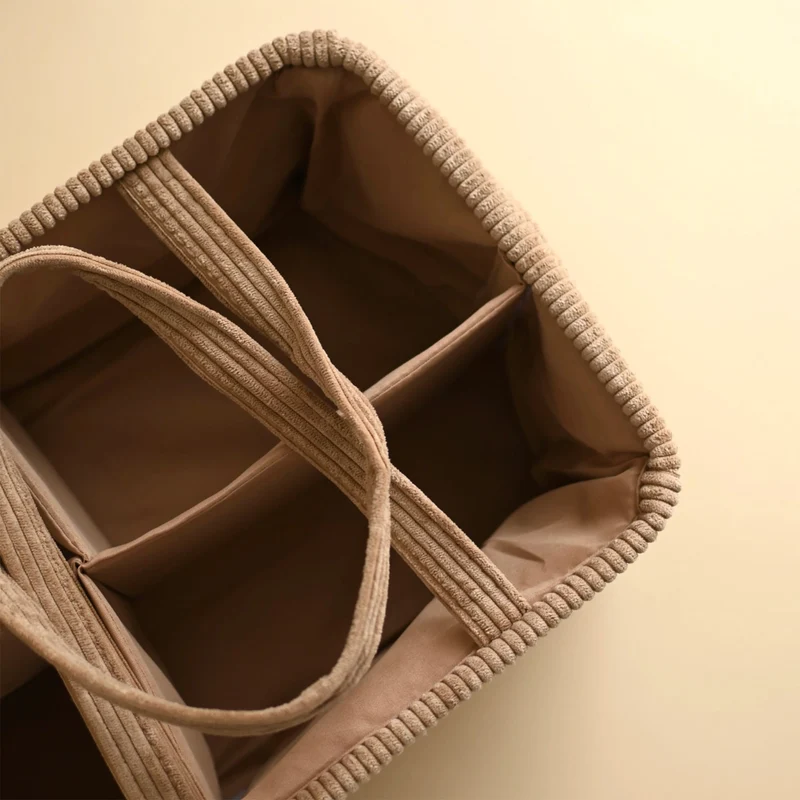 Panier Organisateur de Couches - Amande