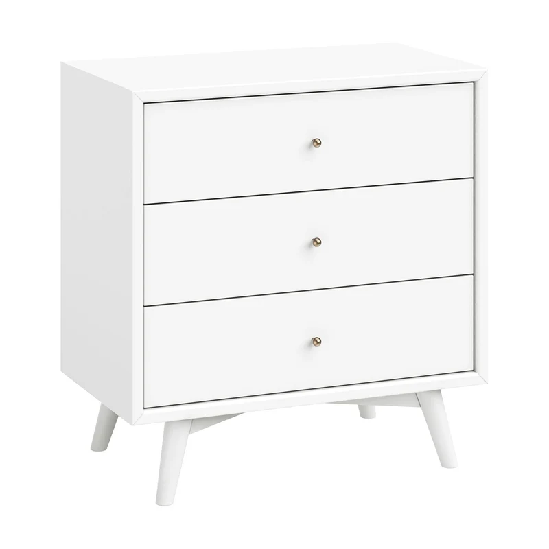 Commode 3 Tiroirs Palma - Blanc