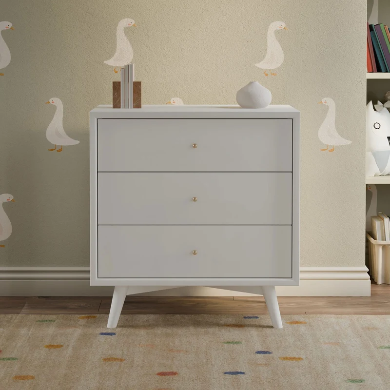 Commode 3 Tiroirs Palma - Blanc