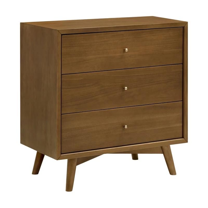 Commode 3 Tiroirs Palma - Noyer naturel