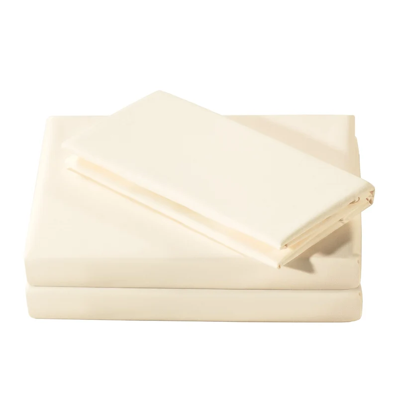 Ensemble Draps Lit Simple - Ivoire