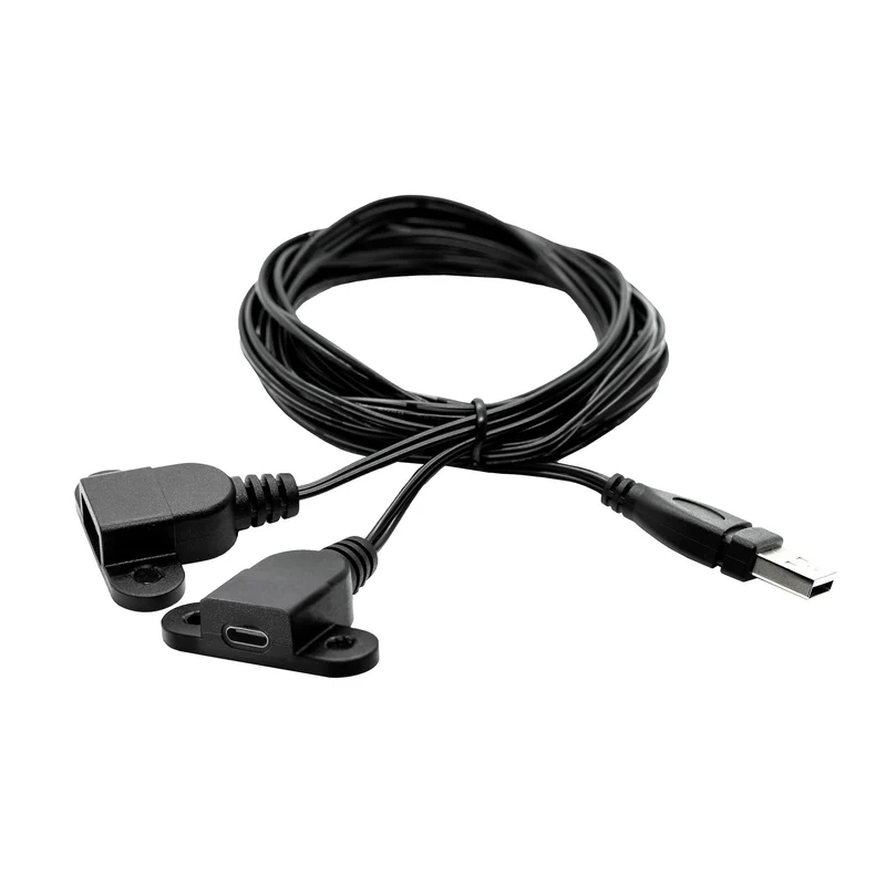 Table de Nuit Hudson avec port USB - Blanc