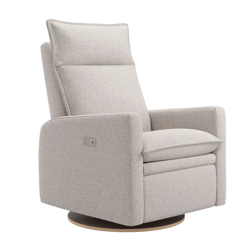 Fauteuil Berçant et Pivotant Arya - Arlo Pearl avec Mécanisme Électrique