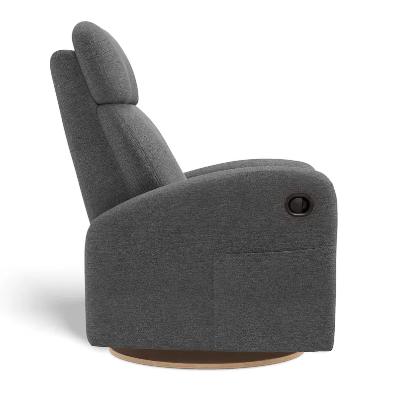 Fauteuil Berçant Inclinable Pivotant Hailey - Nexus Charcoal