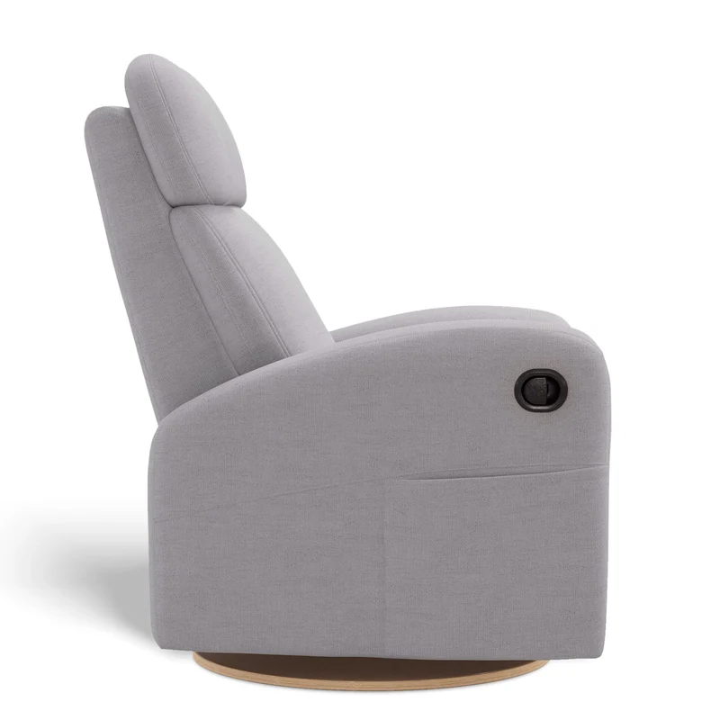 Fauteuil Berçant Inclinable Pivotant Hailey - Como Dove Grey