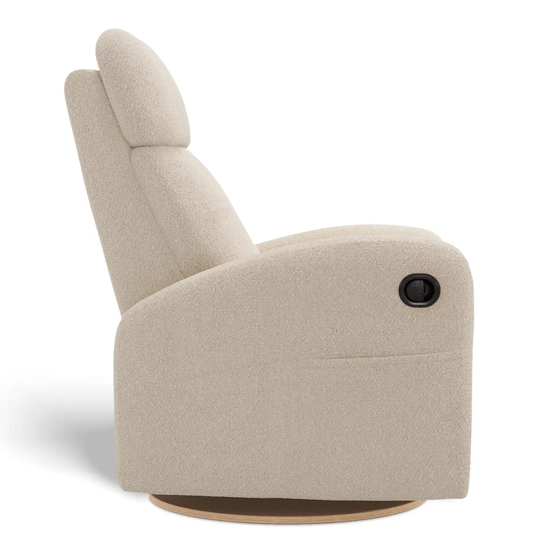 Fauteuil Berçant Inclinable Pivotant Hailey - Beyond Sheep Cream