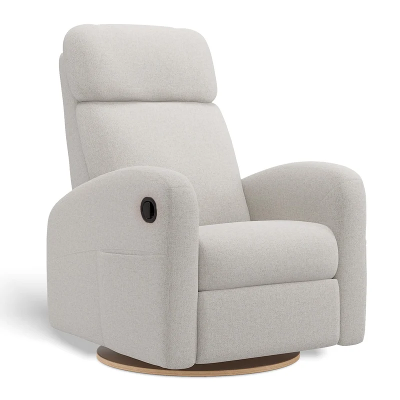 Fauteuil Berçant Inclinable Pivotant Hailey - Tissu Anti-tache Alta™ 10