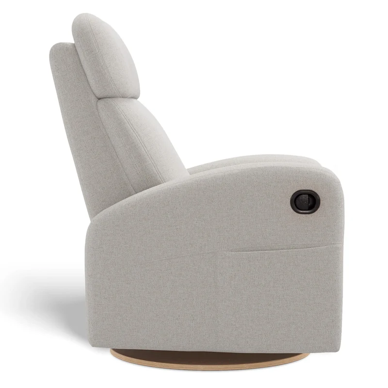 Fauteuil Berçant Inclinable Pivotant Hailey - Tissu Anti-tache Alta™ 10