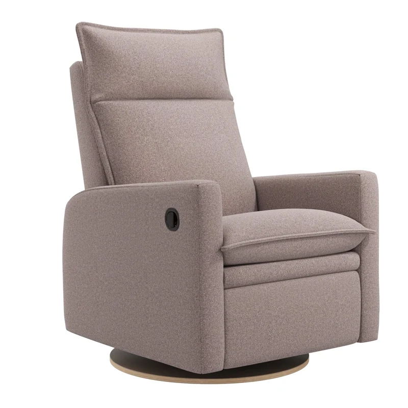 Fauteuil Berçant et Pivotant Arya - Arlo Beige