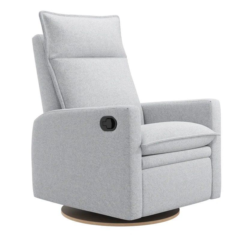 Fauteuil Berçant et Pivotant Arya - Arlo Heather Silver