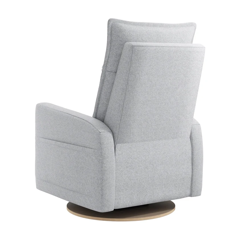 Fauteuil Berçant et Pivotant Arya - Arlo Heather Silver