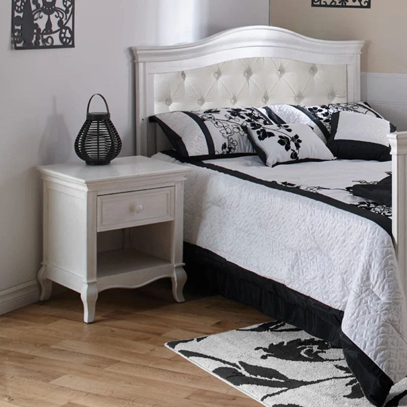 Table de Nuit Diamante - Blanc Vintage