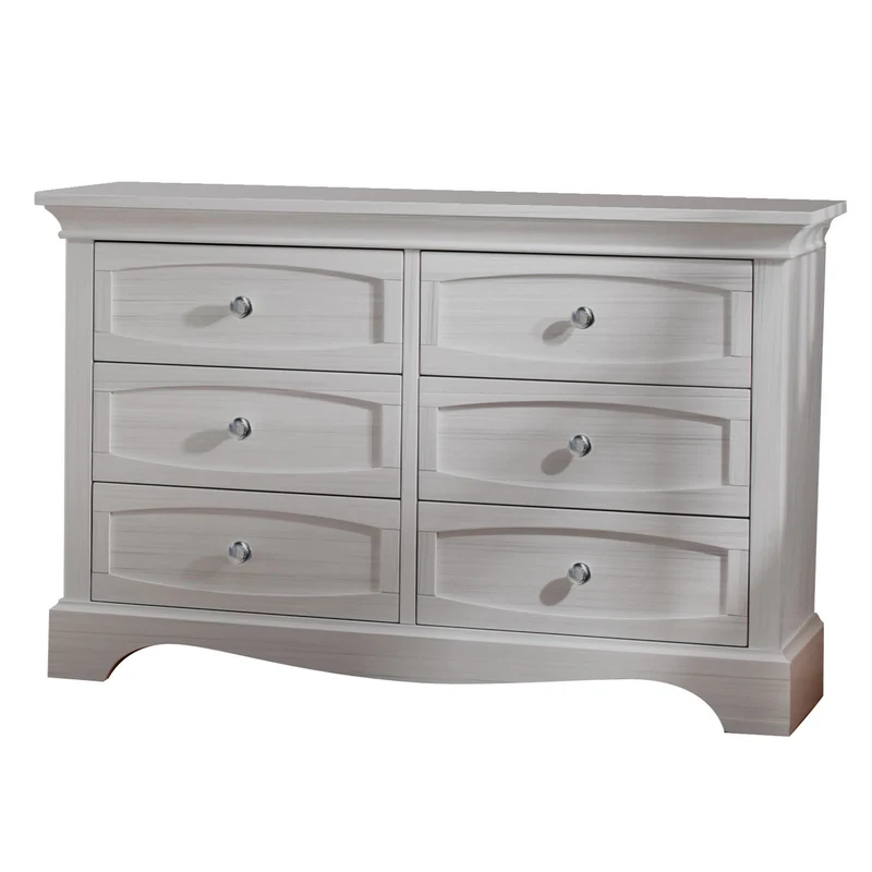 Commode 6 Tiroirs Ragusa-Enna Blanc Vintage