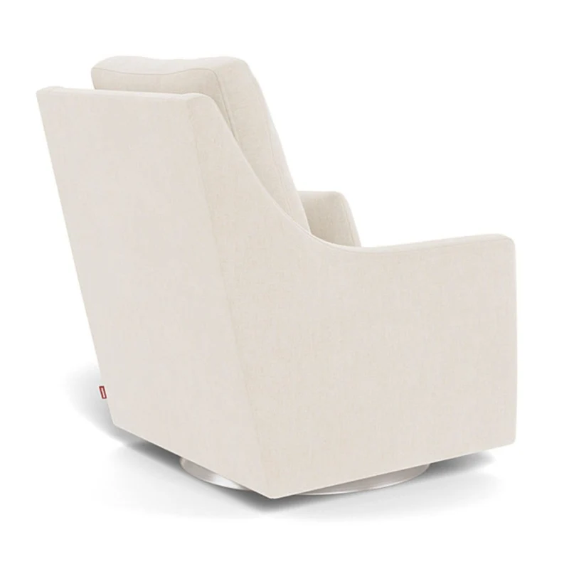 Fauteuil Berçant et Pivotant Vera - Dune / Argent