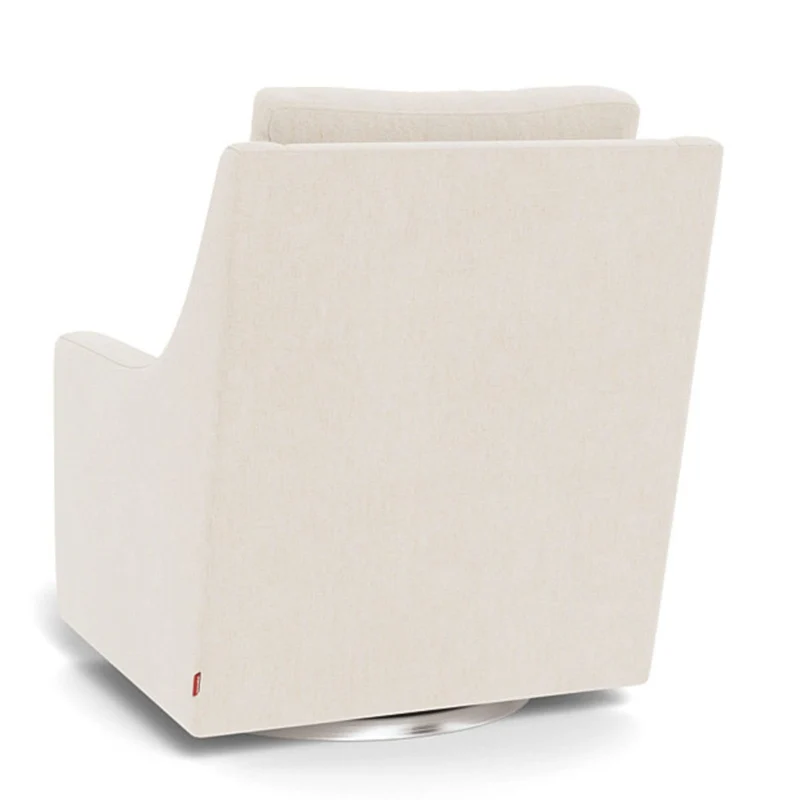 Fauteuil Berçant et Pivotant Vera - Dune / Argent