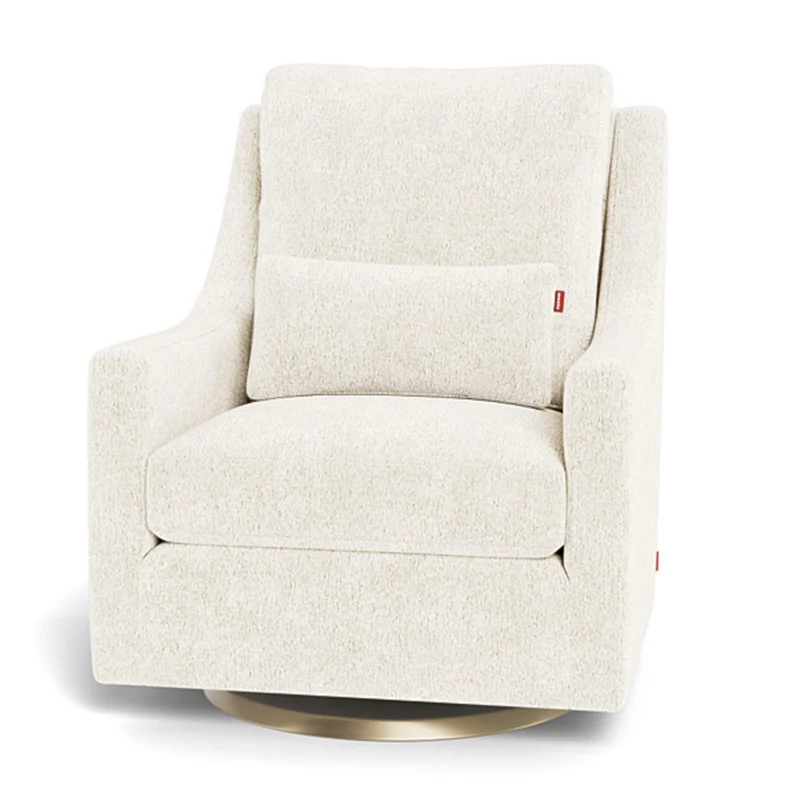 Fauteuil Berçant et Pivotant Vera - Sherpa / Or
