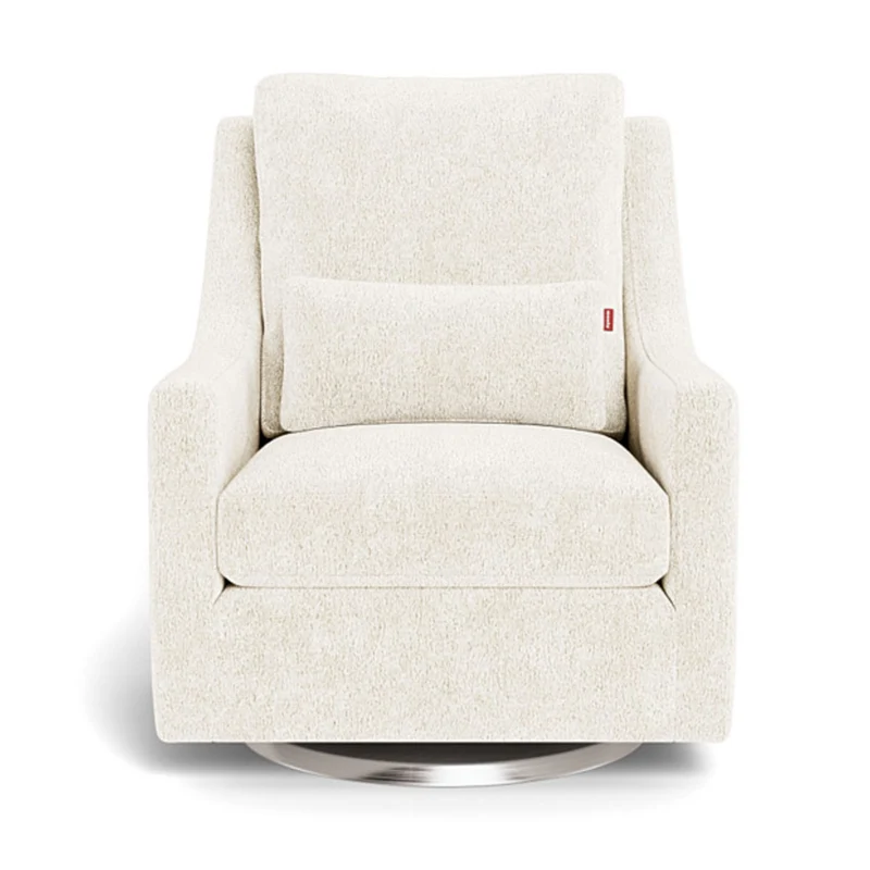 Fauteuil Berçant et Pivotant Vera - Sherpa / Argent