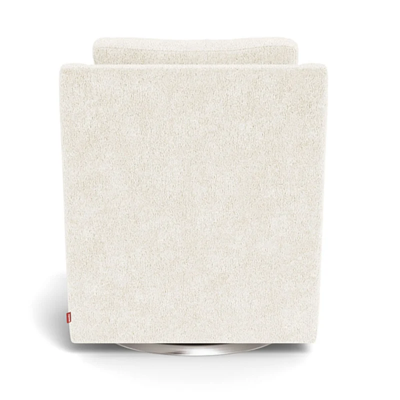 Fauteuil Berçant et Pivotant Vera - Sherpa / Argent
