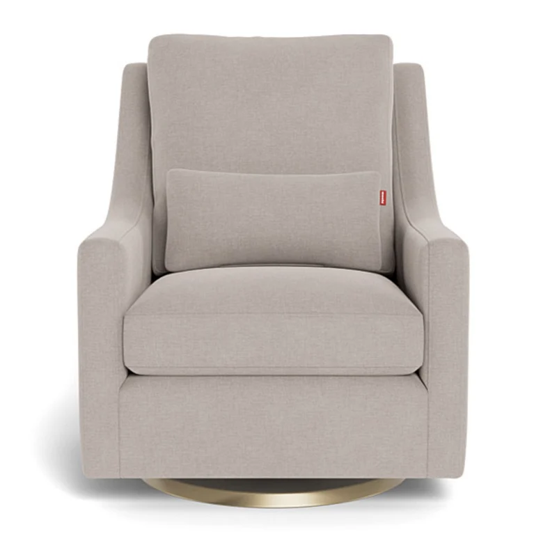 Fauteuil Berçant et Pivotant Vera - Sand / Or