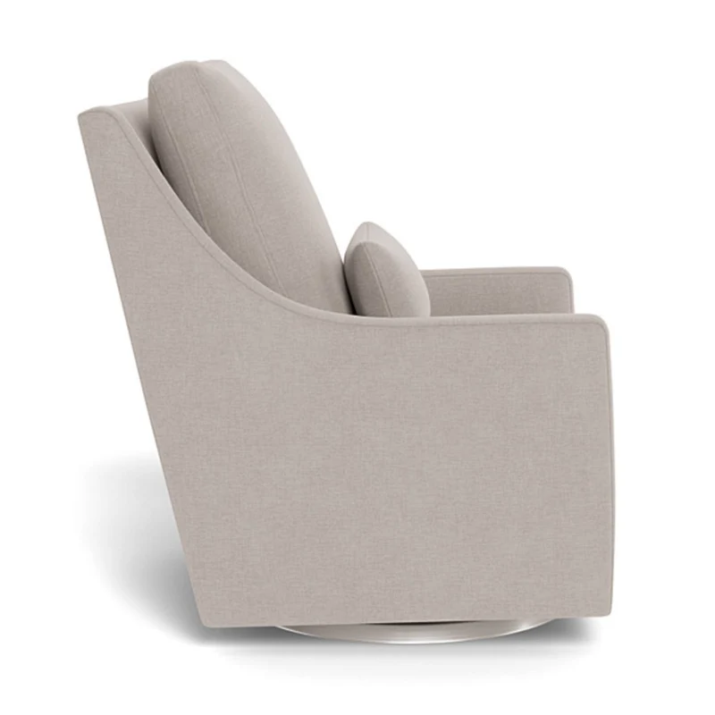 Fauteuil Berçant et Pivotant Vera - Sand / Argent