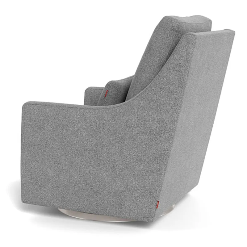 Fauteuil Berçant et Pivotant Vera - Pepper Gris / Argent