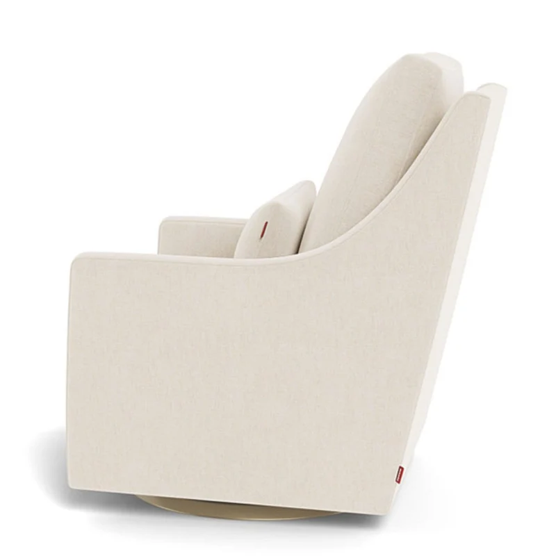 Fauteuil Berçant et Pivotant Vera - Dune / Or