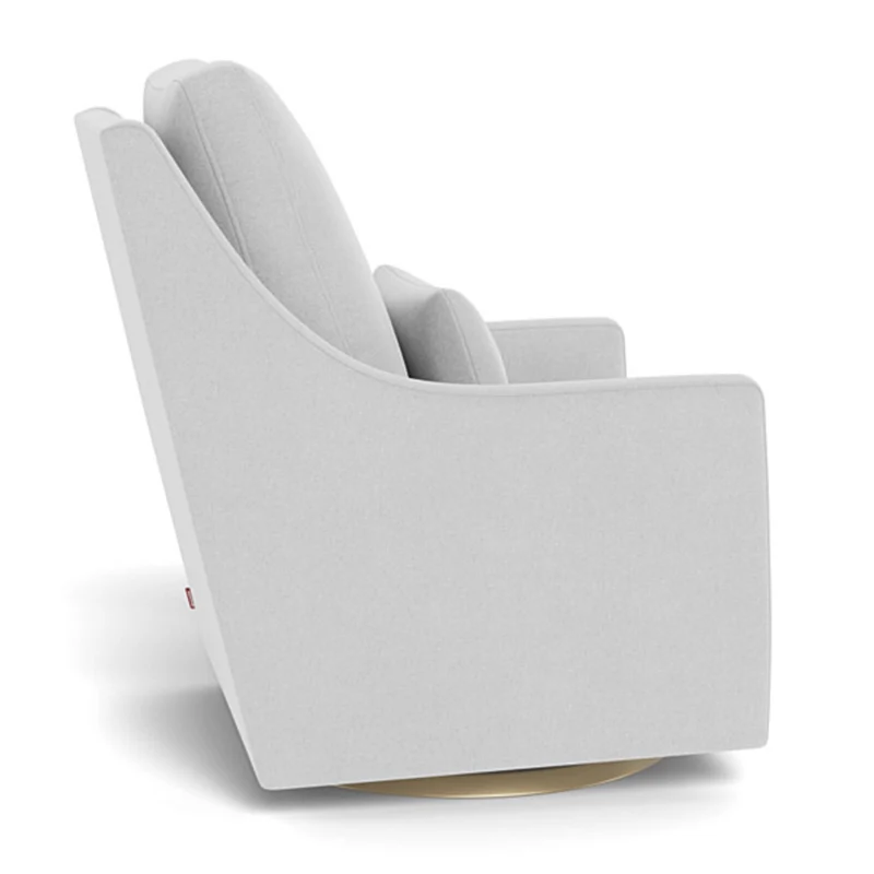 Fauteuil Berçant et Pivotant Vera - Ash / Or