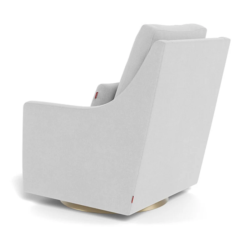 Fauteuil Berçant et Pivotant Vera - Ash / Or