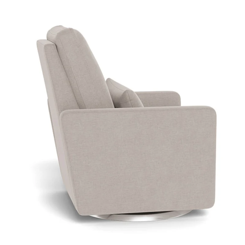Fauteuil Berçant, Pivotant et Inclinable Matera - Sand / Argent