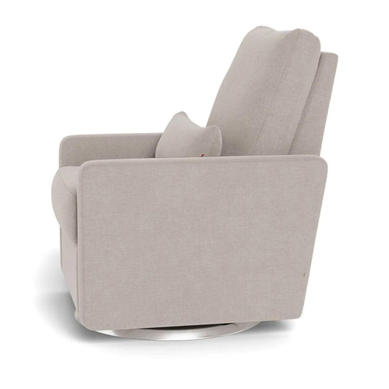Fauteuil Berçant, Pivotant et Inclinable Matera - Sand / Argent